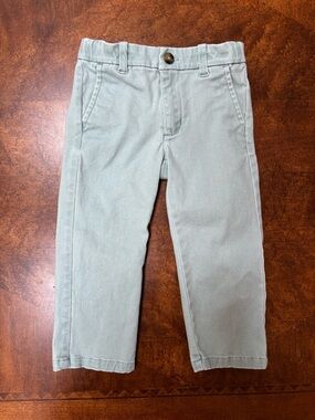 Janie and Jack Boys Chinos in  Light Mint Green Pants size 2T